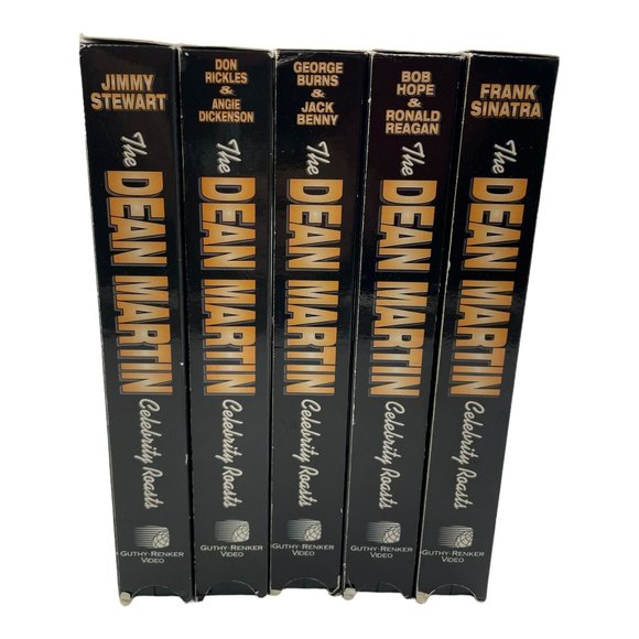 Dean Martin Celebrity Roasts VHS Lot of 5 Ronald Reagan Bob Hope Frank Sinatra + - Picture 8 of 11